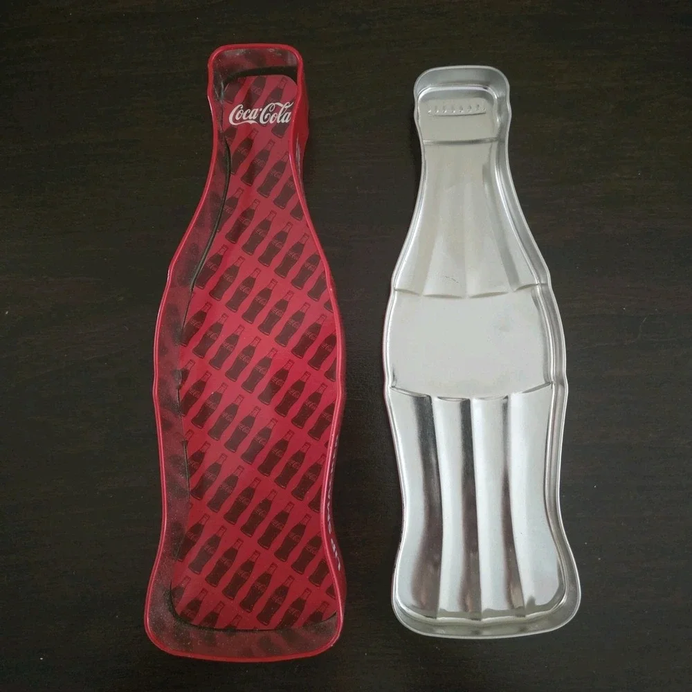 Coca-Cola Coke Bottle Shaped Tin Good Condition Collectible Tin Only Lip Smacker